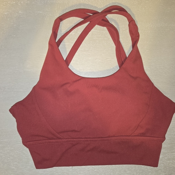 BuffBunny Red and Brown Crop Tops Set - Picture 2 of 10